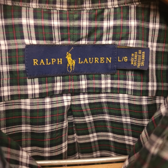 Ralph Lauren long-sleeve button-down large - Picture 3 of 6